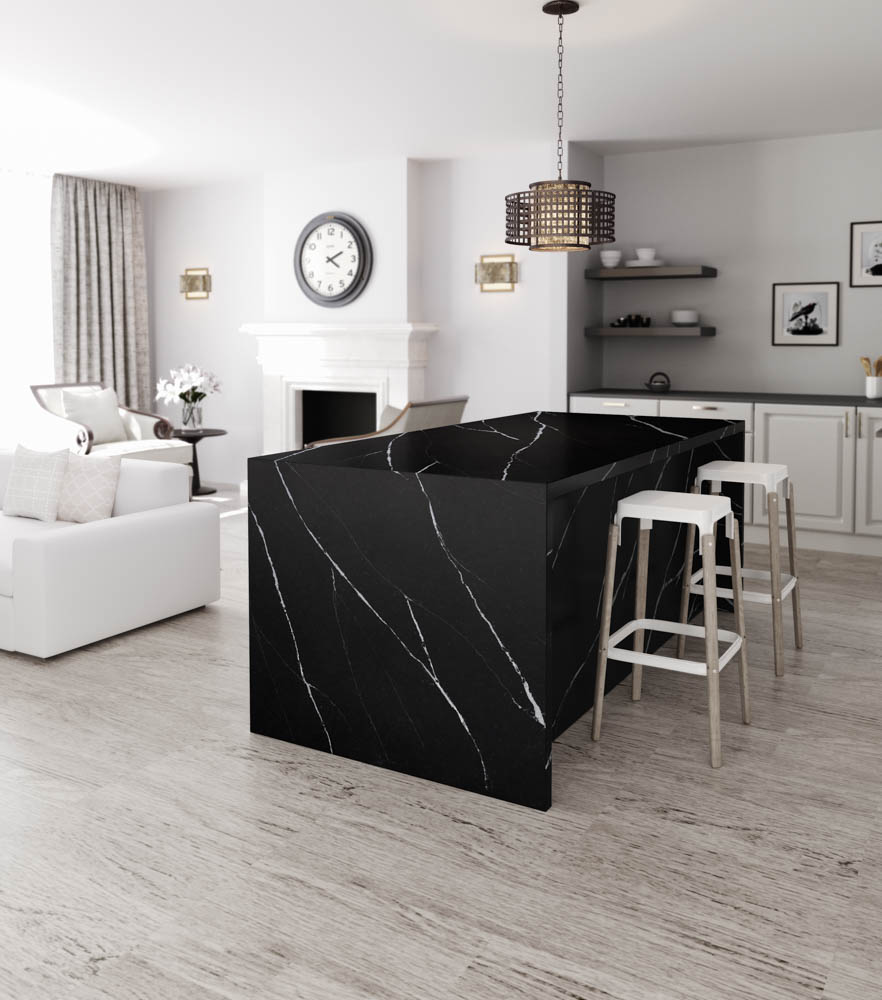 Eternal Application Pictures Silestone Kitchen - Eternal Marquina